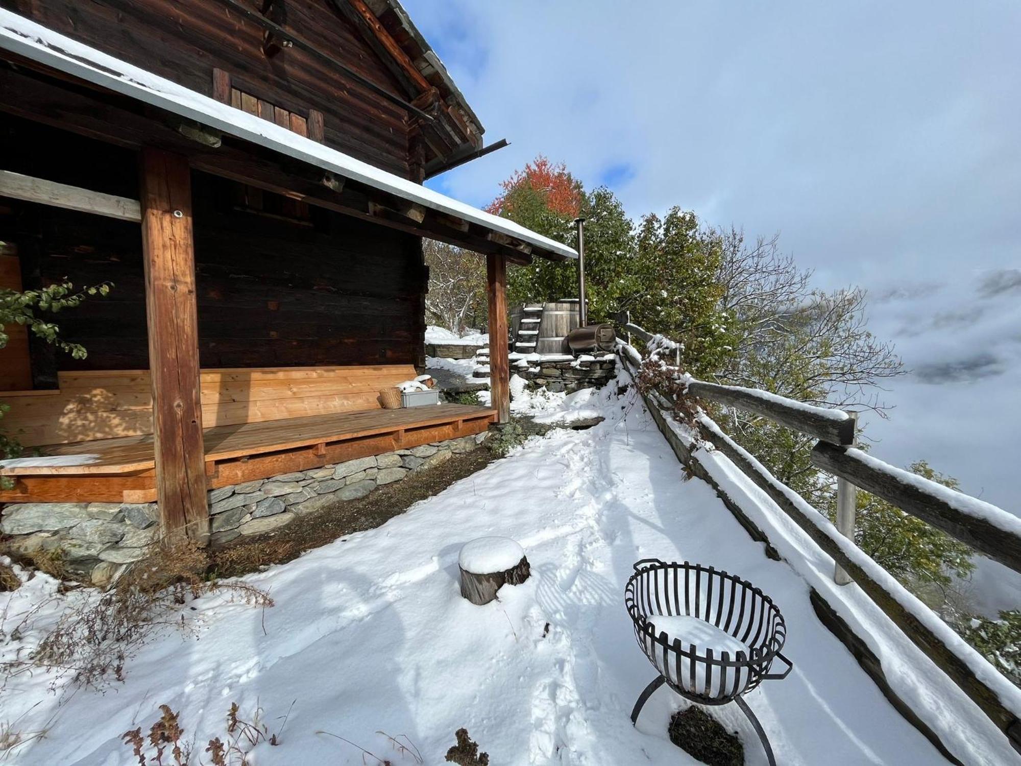 Vila Chalet La Paz With Hotpot And Sauna Törbel Exteriér fotografie
